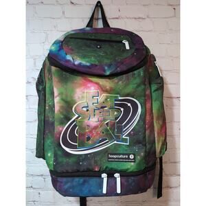 Hoop Culture Galaxy Eat Sleep Ball Basketball Backpack Multicolor Padded